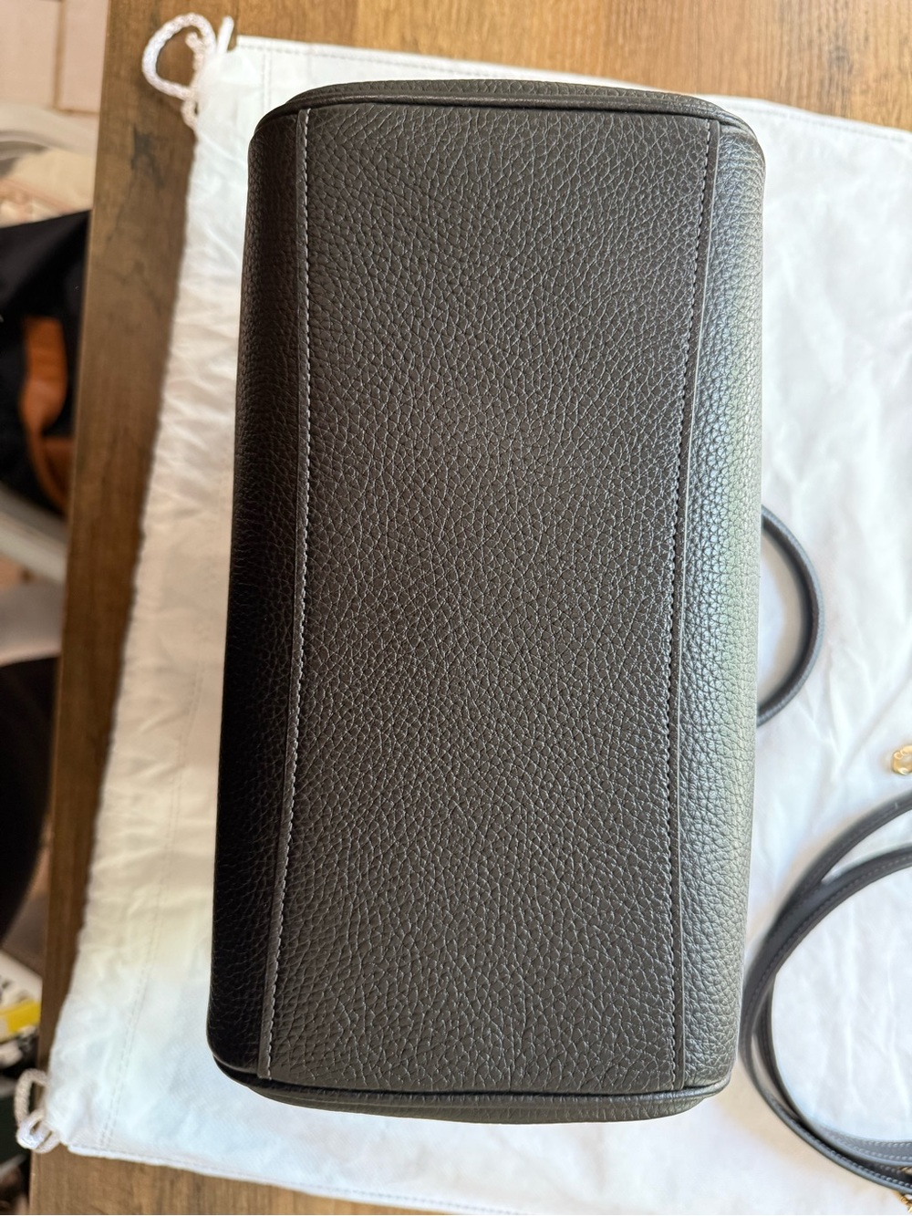 Coach Black Pebbled Leather Medium Rowan - Picture 8 of 9